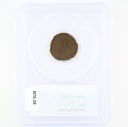 Certified 1909-S U.S. Indian cent