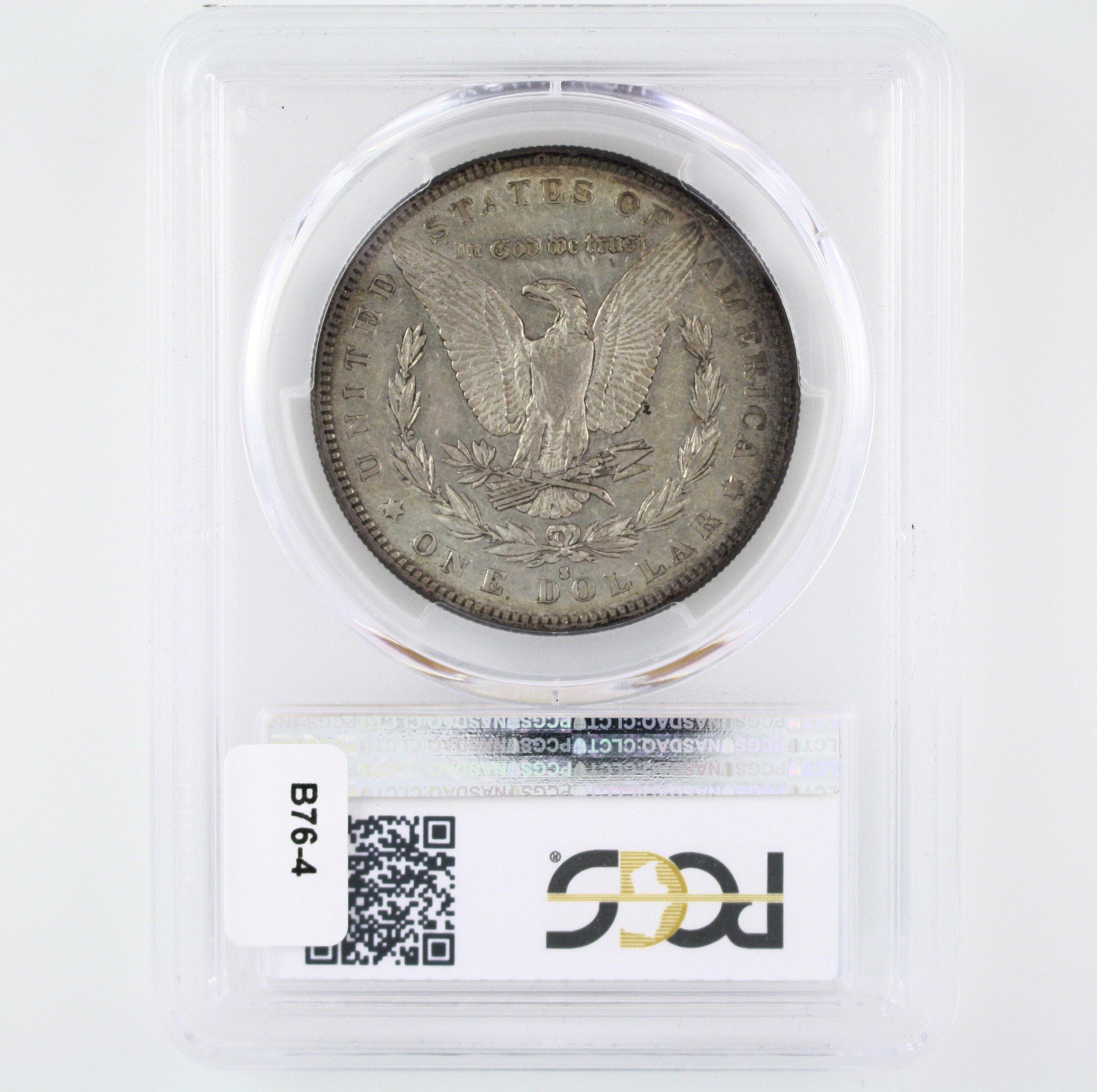 Certified 1883-S U.S. Morgan silver dollar