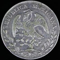 1882-Go Mexico silver 8 real