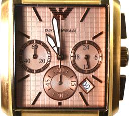 Estate Emporio Armani man’s stainless steel Lupah wristwatch