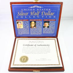 Year set collection of 30 U.S. silver half dollars from 1934 through 1964