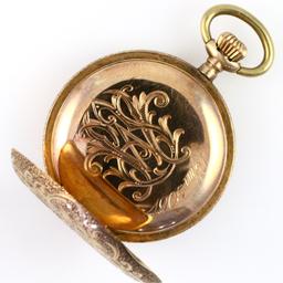 Circa 1905 Swiss covered pocket watch