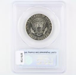 Certified 2007-D U.S. Kennedy half dollar