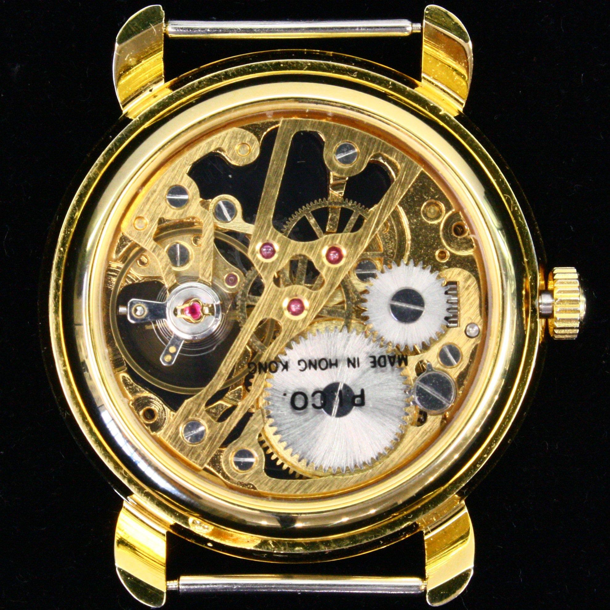 Estate P.I.C.O. automatic jeweled wristwatch