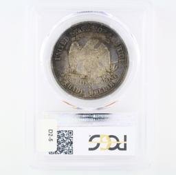Certified 1877-S U.S. trade dollar
