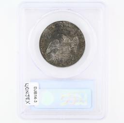 Certified 1831 U.S. capped bust half dollar