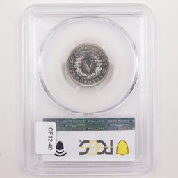 Certified 1898 proof U.S. "V" nickel