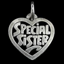 Estate James Avery sterling silver "SPECIAL SISTER" charm