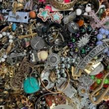 Lot of 10.3 lbs of estate fashion jewelry