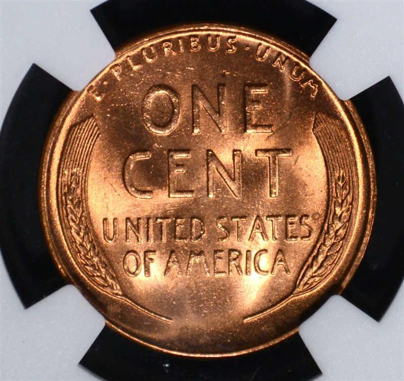 1946 LINCOLN CENT NGC MS 66 RD