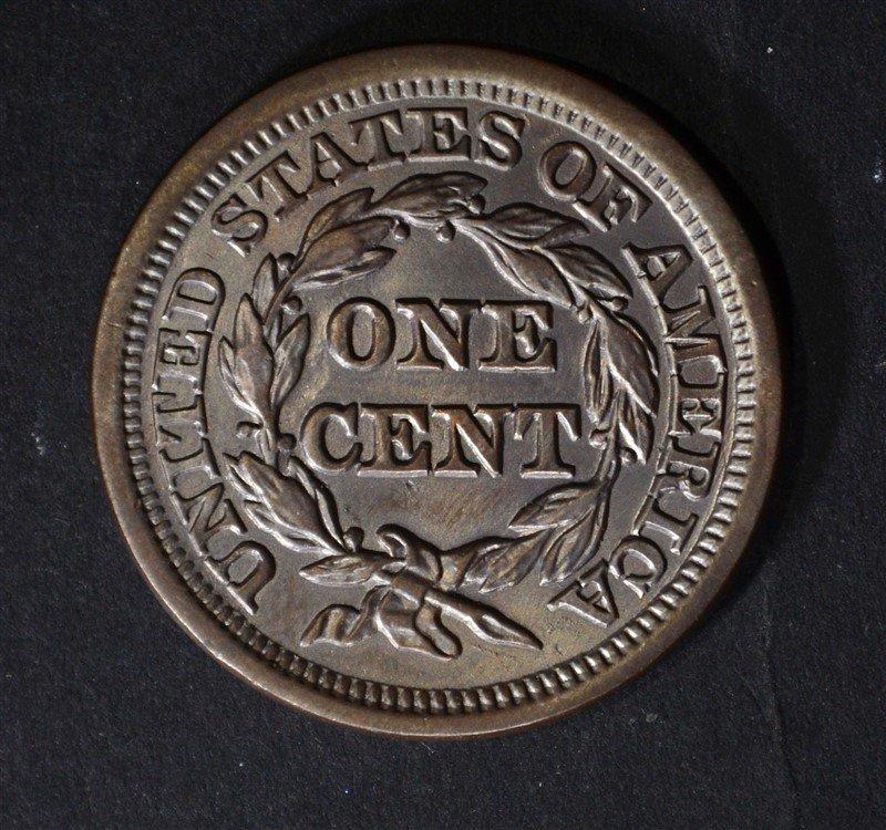 1848 LARGE CENT, CH BU CLEANING AT SOME POINT