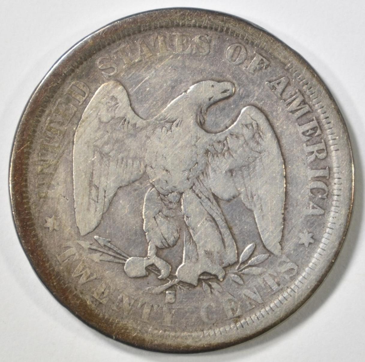 1875-S 20 CENT G/VG