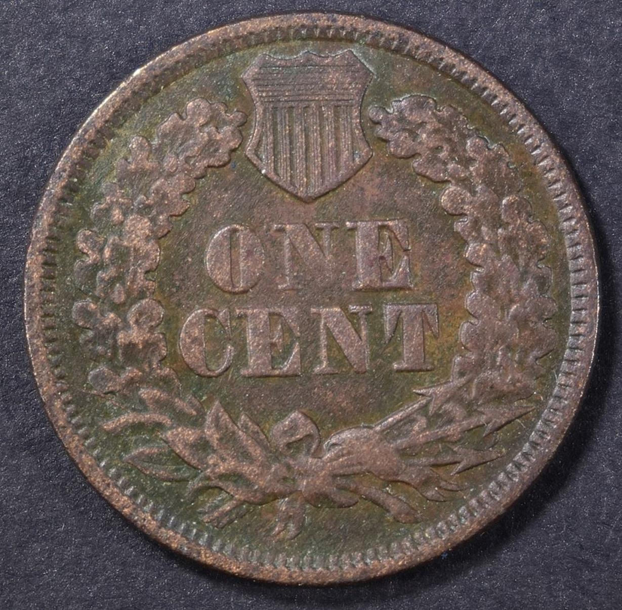 1868 INDIAN CENT FINE