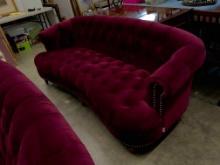 Dark Burgundy Sofa
