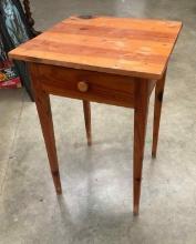 Pine Table w/Drawer
