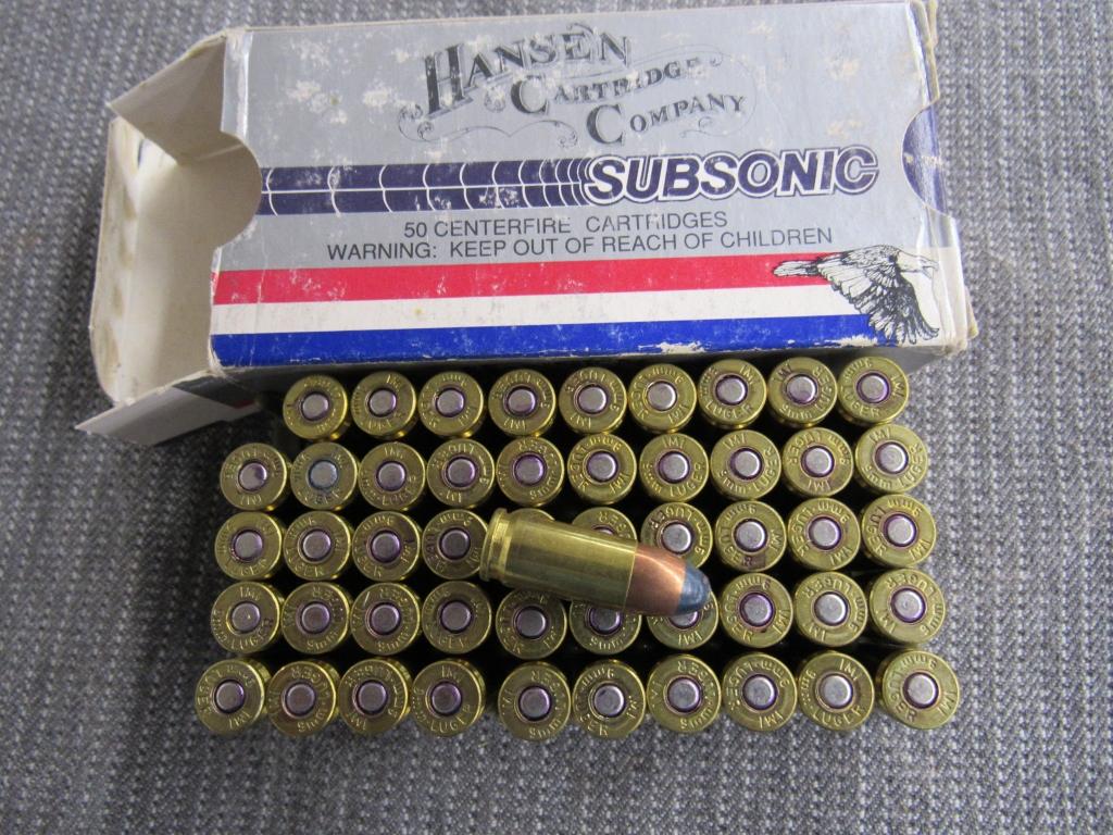408rds 9mm ammo. some hunting/defence rds