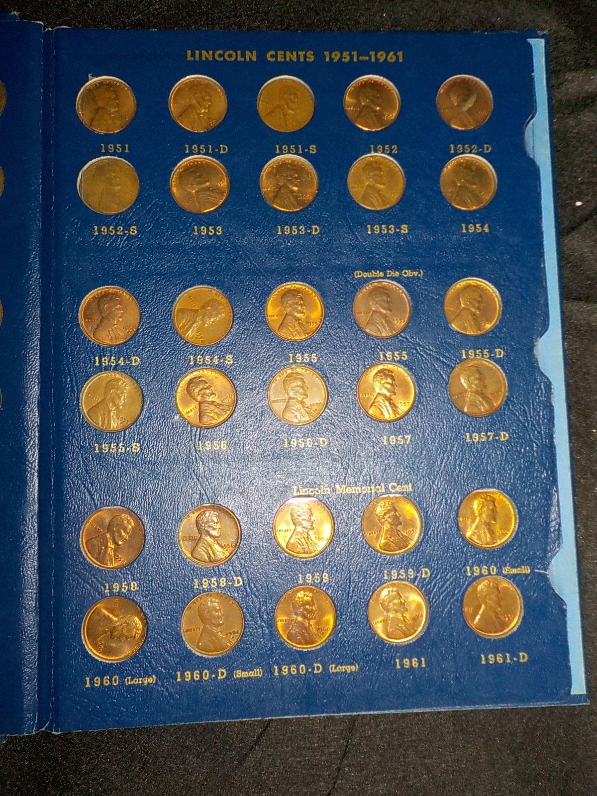 A16  VF/BU  (88) Cents Lincoln 1941 to 1976 (52 Wheats) - All Diff.