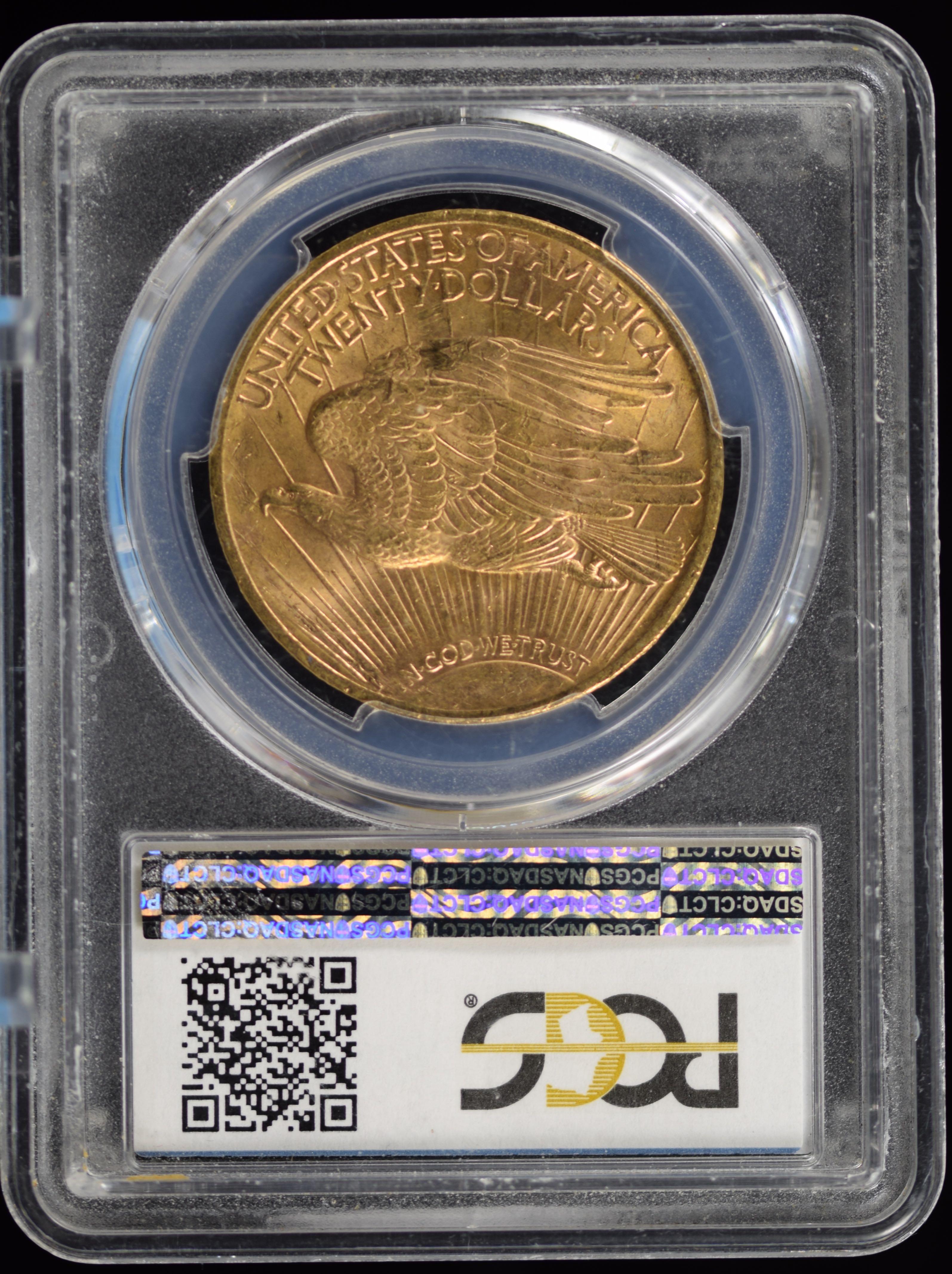 1923 St Gaudens Gold $20 Double Eagle PCGS M-63