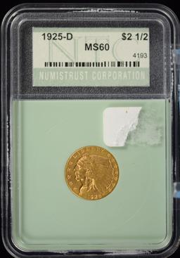 1925-D $2.5 Gold Indian UNC MS60