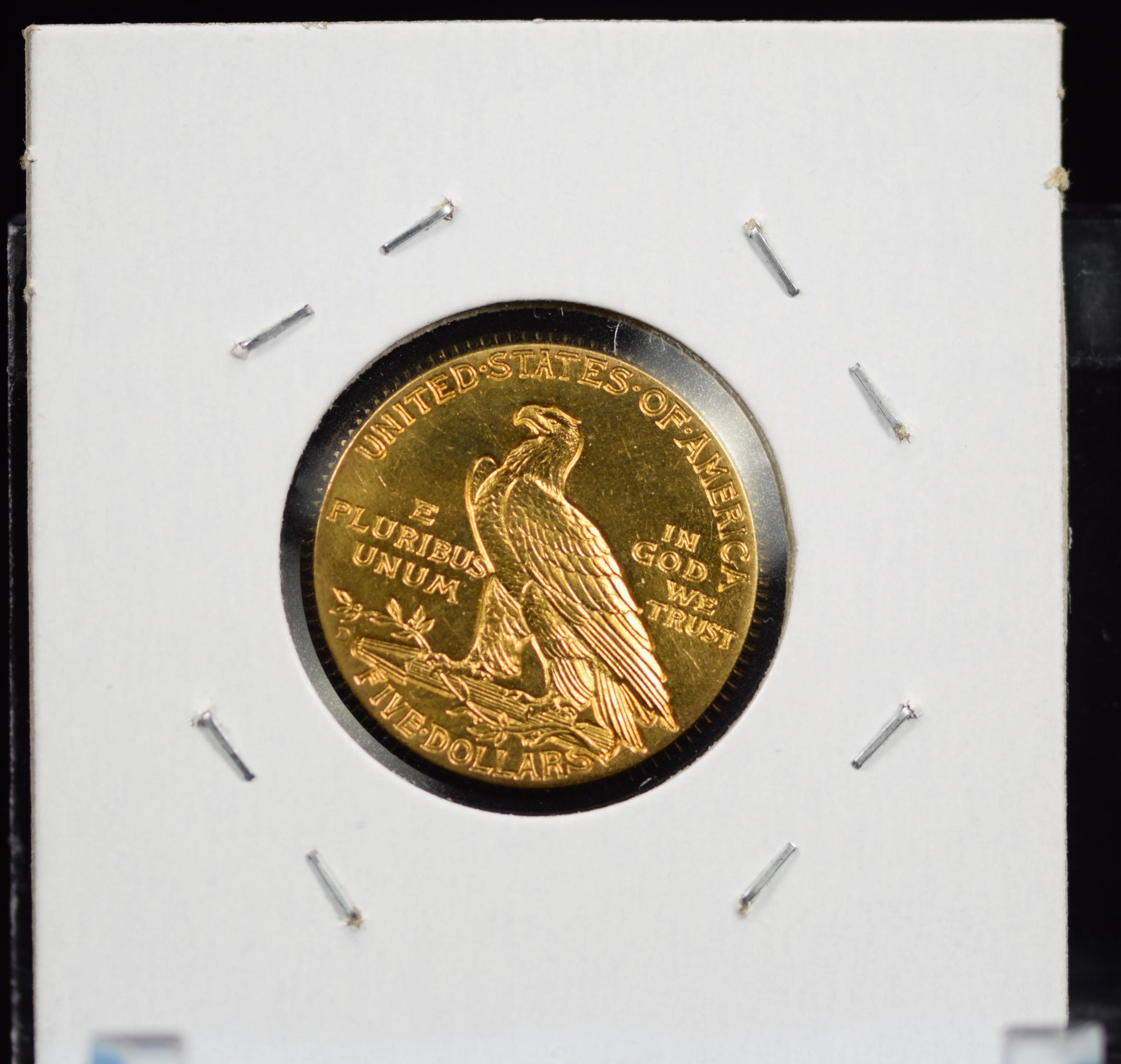 1914-D $5 Gold Indian GEM UNC