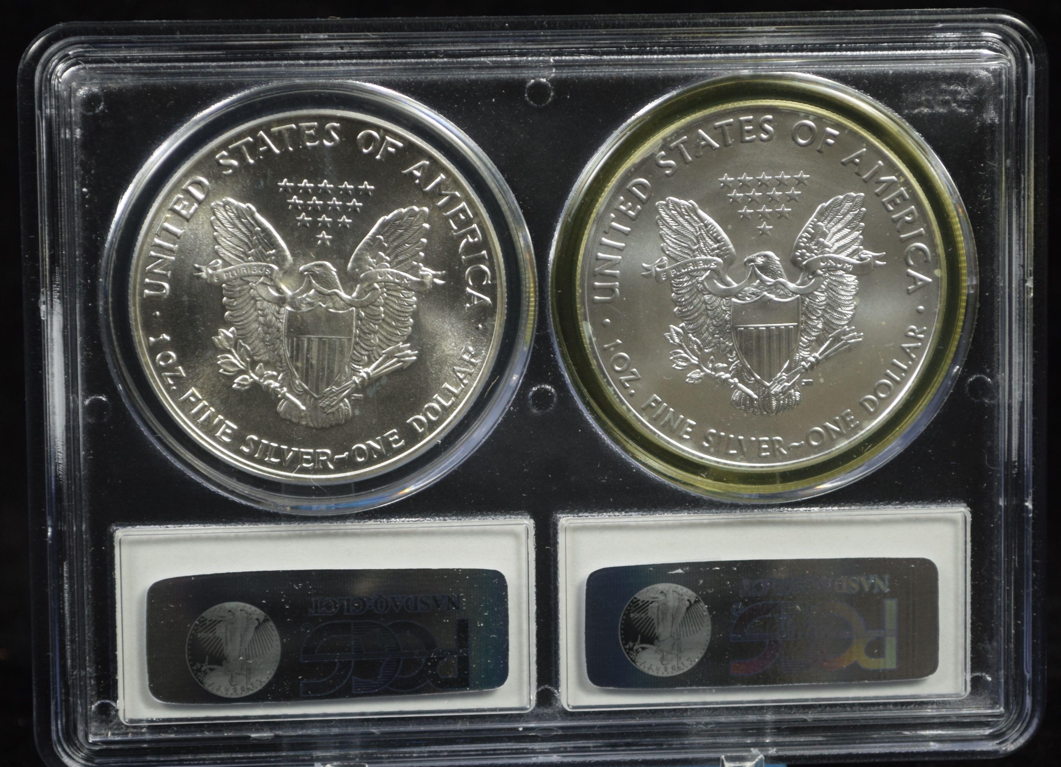 1986 & 2016 ASE 2 Coin Set PCGS MS-69 1st-30th