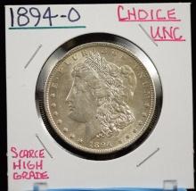 1894-O Morgan Dollar Choice UNC Scarce High Grade