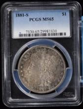 1881-S Morgan Dollar PCGS MS-65
