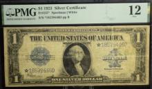 $1 1923 Silver Certificate *18579446* Star PMG12 Fine