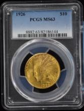 1926 $10 Gold Indian PCGS MS-63