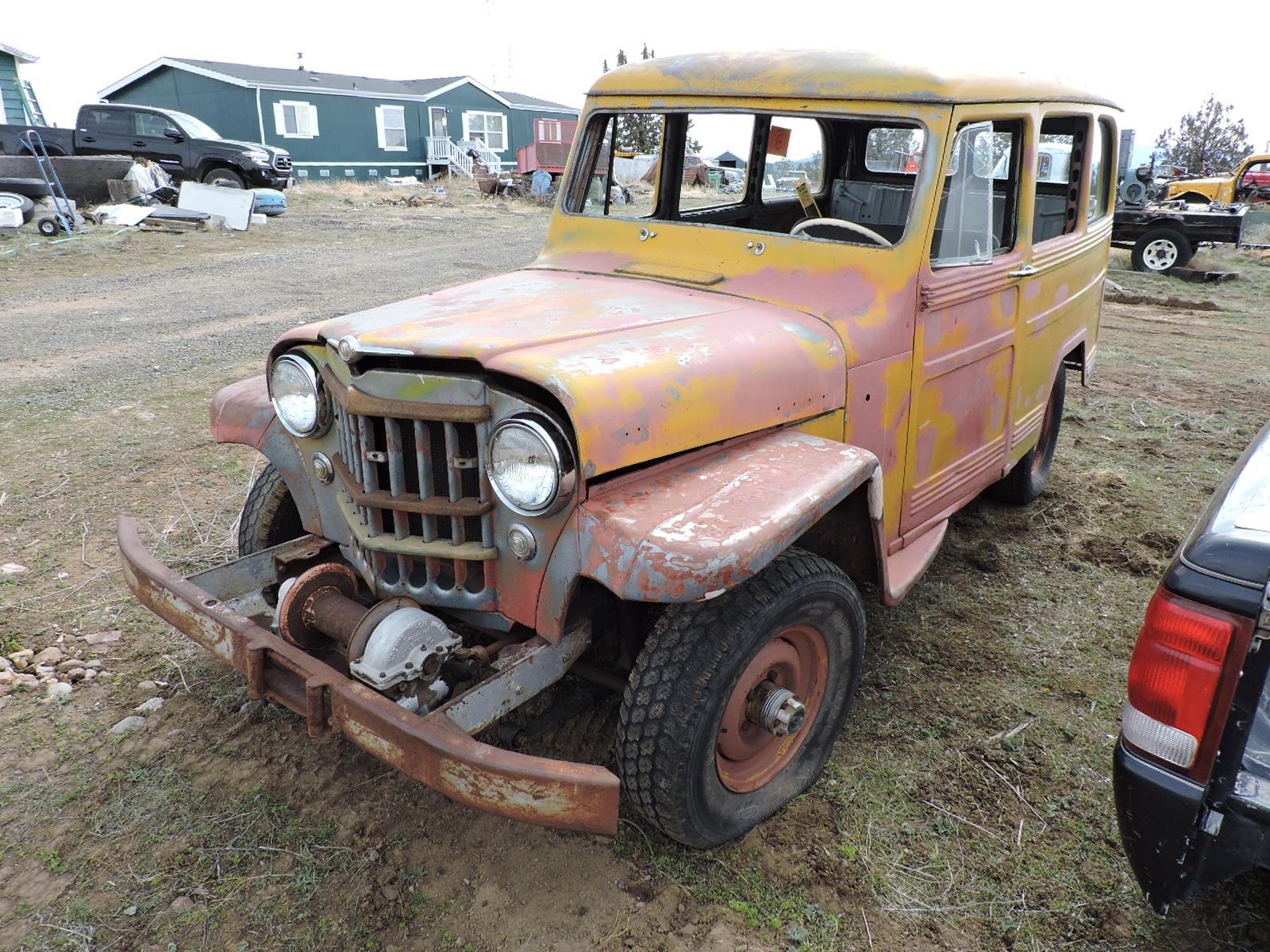 1952 Willy's 2-Door Wagon with Original PTO Winch / 4WD