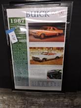 Framed Poster / 1967 Buick GS 400 / 24" X 36"