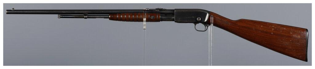 Two Remington Model 12 Slide Action Rifles