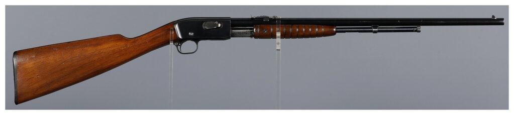 Two Remington Model 12 Slide Action Rifles