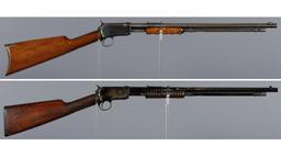 Two Winchester Model 06 Slide Action Rifles