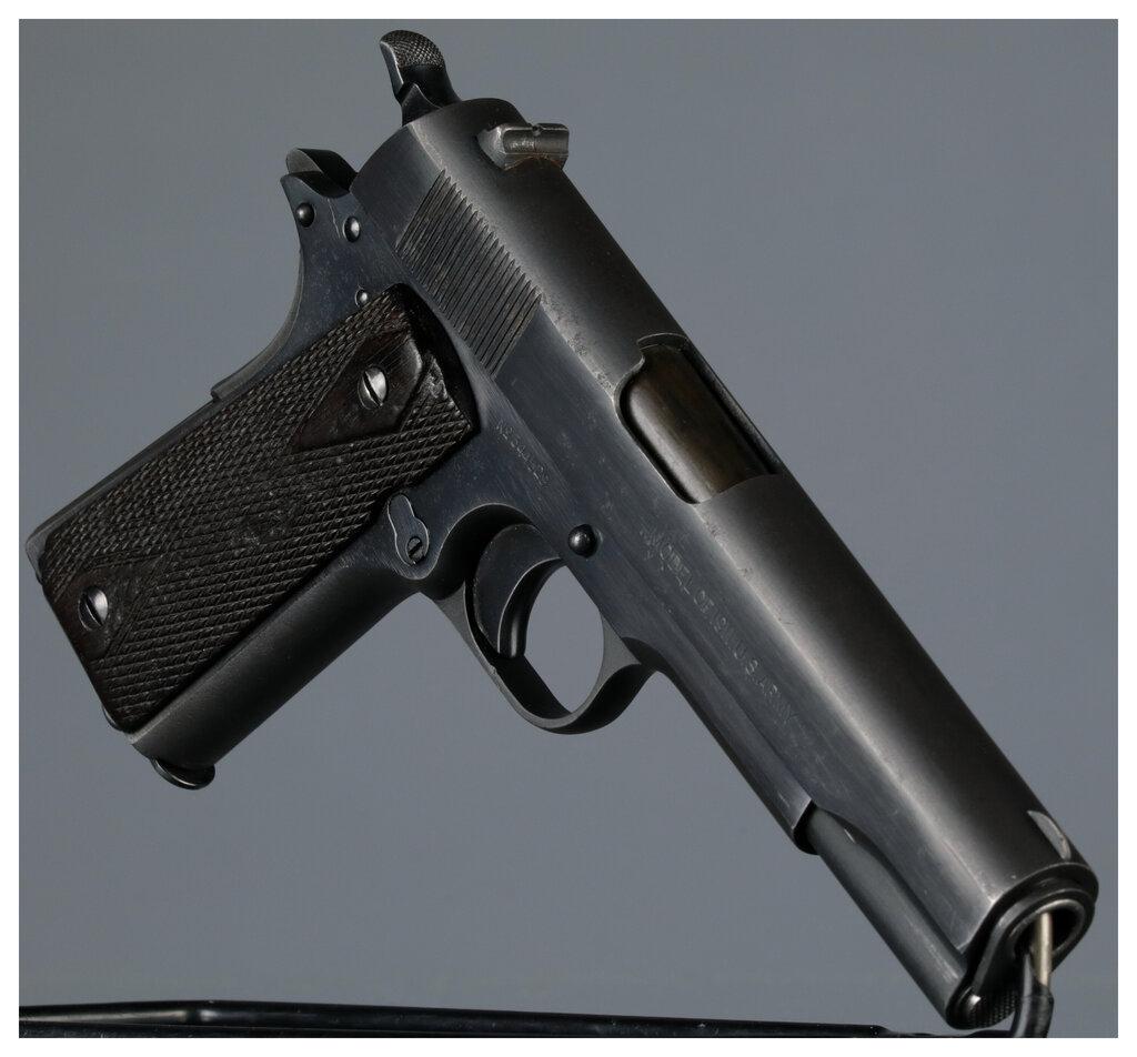 U.S. Colt Model 1911 Semi-Automatic Pistol with Factory Letter