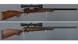 Two Smith & Wesson Model 1500 Bolt Action Rifles with Scopes