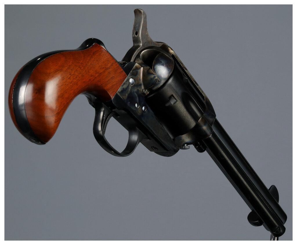 Two Uberti Reproduction Single Action Revolvers with Boxes