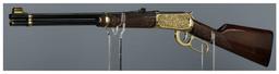 Engraved Winchester Audie Murphy Tribute Lever Action Carbine