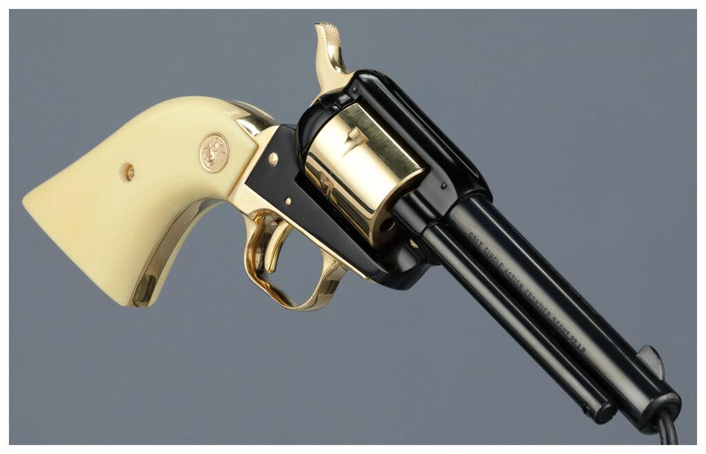 Cased Colt Alamo Model Commemorative Frontier Scout Revolver