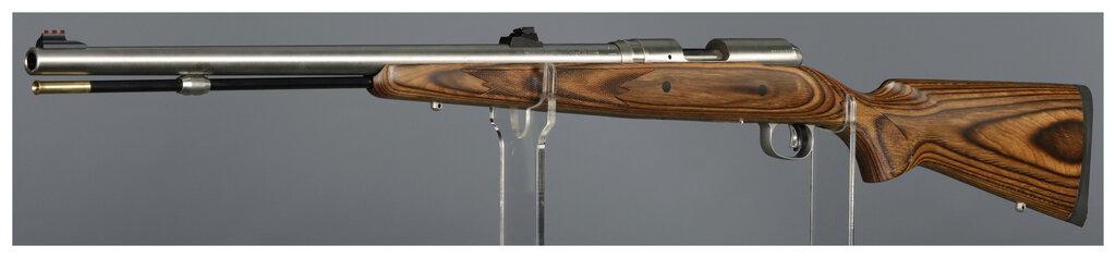 Two Muzzle Loading Rifles with Boxes