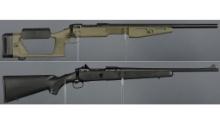 Two Savage Arms Model 10 Bolt Action Rifles