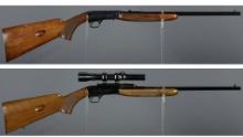 Two Browning .22 Semi-Automatic Rifles