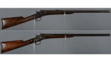 Two Antique Remington Rolling Block Rifles