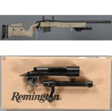 Remington Model 700 AAC-SD Rifle and a Remington 700 Action