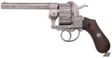 Buenos Aires Retailer Marked Engraved 10-Shot Pinfire Revolver