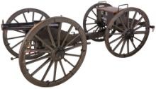 Civil War U.S. 6-Pounder Wiard Rifle with Carriage and Caisson