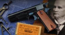 Experimental Colt Model 1910 9.8 MM Pistol Serial Number 4