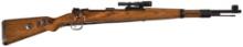 WWII German Mauser "byf/44" Code K98k Sniper Rifle with ZF41/1