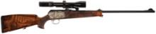 Relief Game Scene Engraved Blaser SR850/88 Rifle with Scope