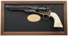 Cased Adams and Adams Master Engraved Colt 1860 Army Revolver